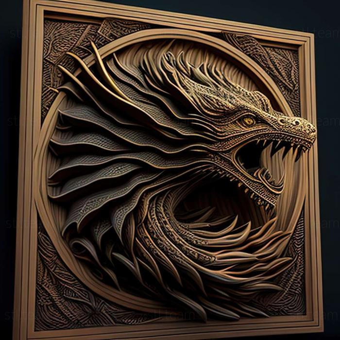 3D model Targaryendraconia (STL)